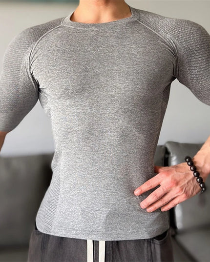Men's Half-Sleeve Compression Sweater