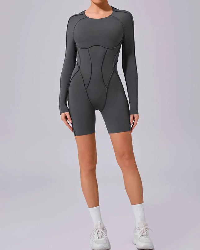Women's Short Sports Jumpsuit - Gym & Workout Jumpsuit for Women