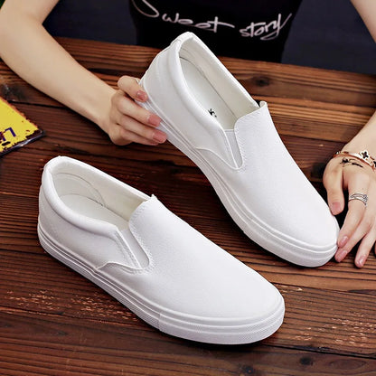 Men's Faux Leather Slip-On Sneakers