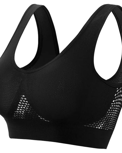 Women's Breathable Sports Bra with Soft Push-Up Support