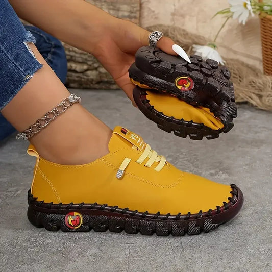Women's Lightweight Sneakers with Thick Bottom Sole