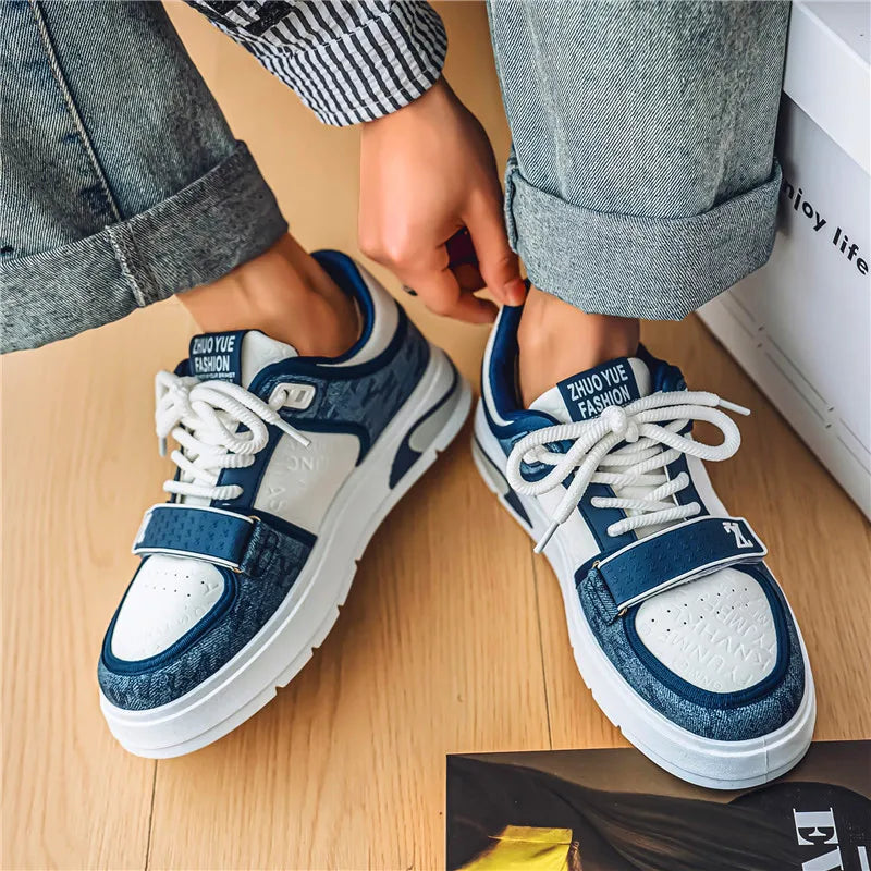 Men's Non-Slip Heightening Sneakers with Soft Sole