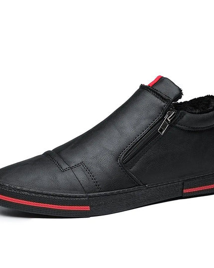 Men's High Top Sneakers with Zipper Closure - Stylish Men's Casual Athletic Shoes