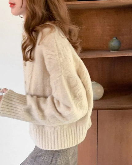 Women's Elegant Vintage Knitted Cardigan