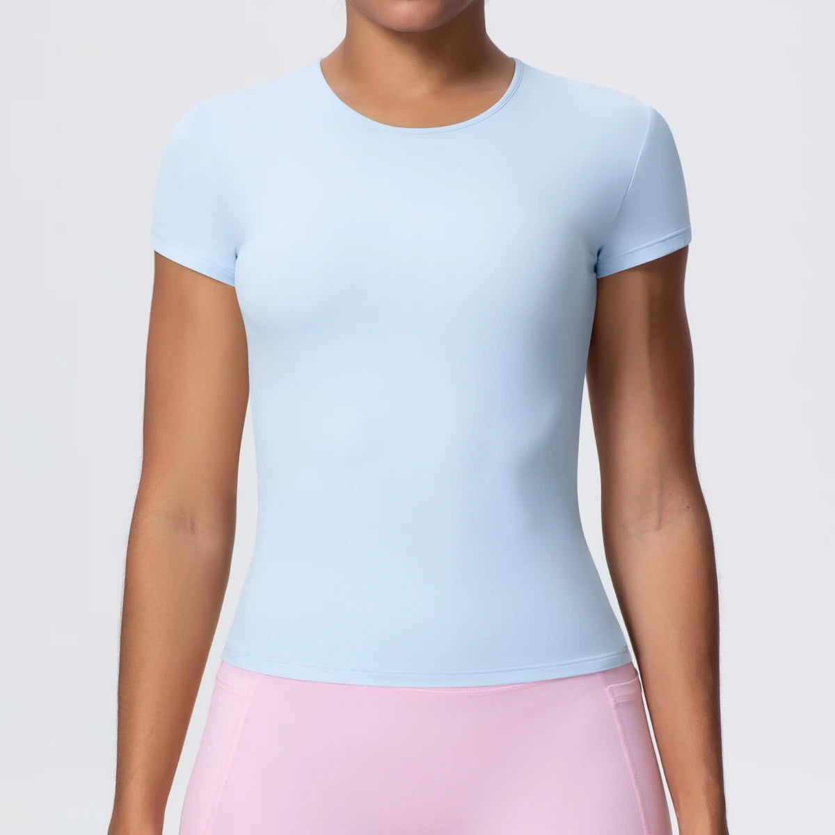 Women's Workout T-Shirt - Quick-Drying, Breathable, Slim Fit