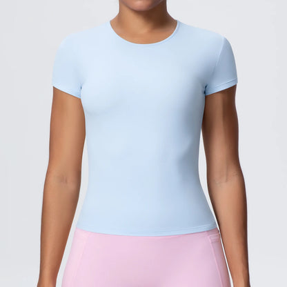 Women's Workout T-Shirt - Quick-Drying, Breathable, Slim Fit