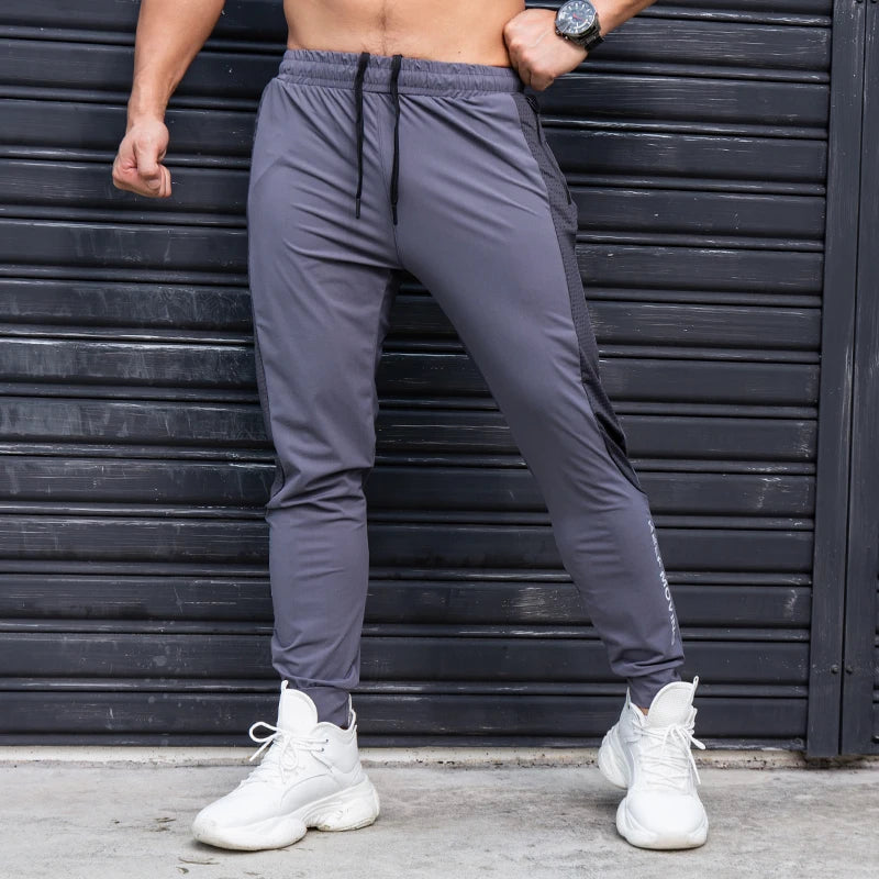 Men's Quick-Dry Sweatpants - Athletic Jogging Pants with Drawstring