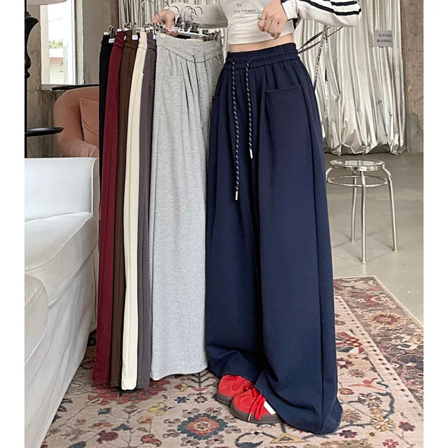 Women's Wide Leg Elastic Waist Sweatpants