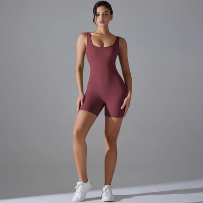 Women's Gym & Sportswear Bodysuit – One-Piece Athletic Bodysuit for Workout & Activewear
