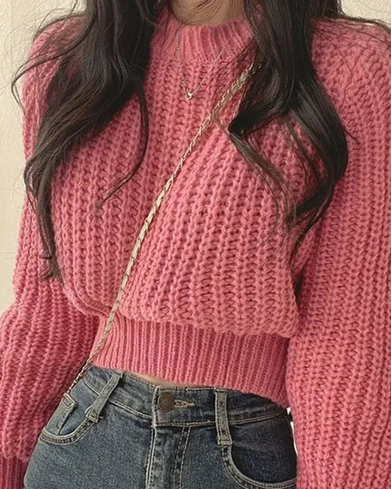Vintage Harajuku Loose Fit Long Sleeve Women's Sweater