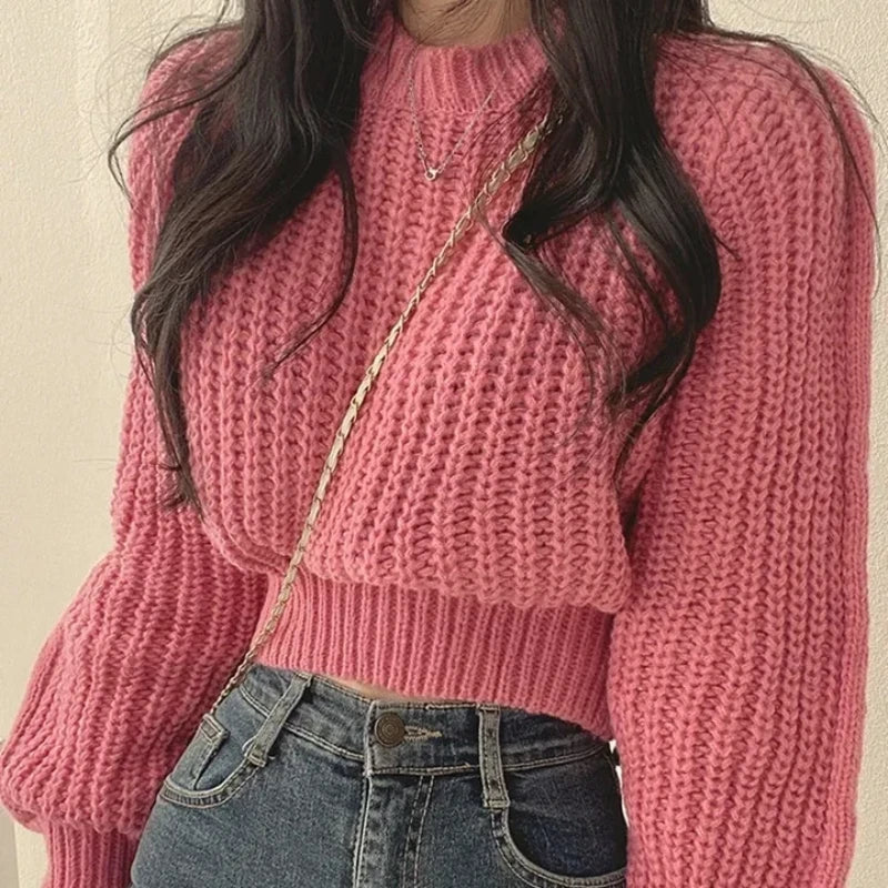 Vintage Harajuku Loose Fit Long Sleeve Women's Sweater