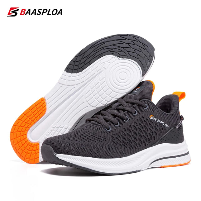 Baasploa Lightweight Running Shoes for Men - Breathable Mesh Sneakers