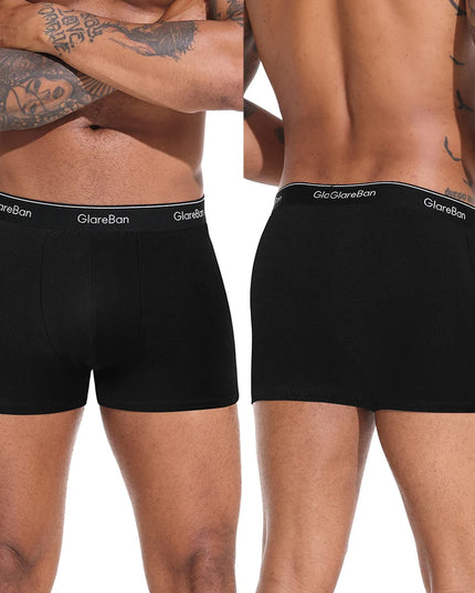 6-Pack Cotton Boxer Briefs for Men