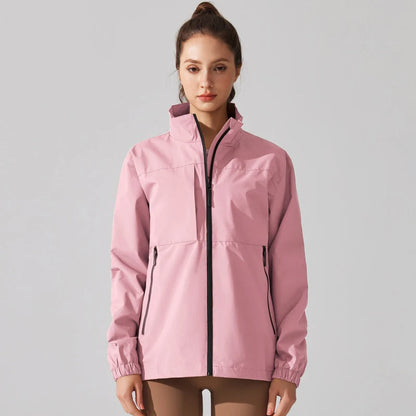 Women's Lightweight Waterproof Windbreaker Jacket