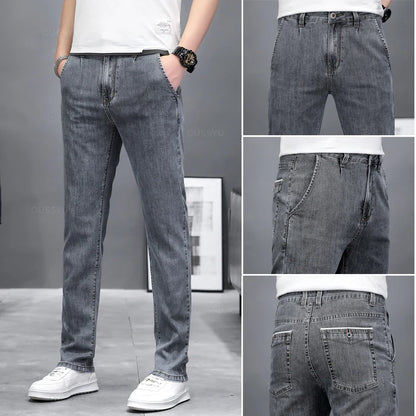 Men's Slim Fit Stretch Skinny Jeans – Casual Casual Denim for Men