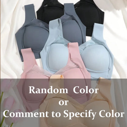 3-Piece Women's Seamless Lace Sports Bras