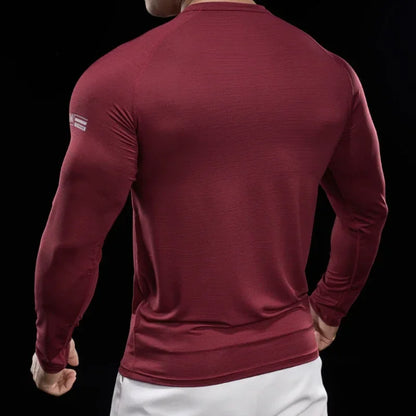 Men's Slim Fit High-Stretch Sweater - Versatile, Lightweight, and Breathable