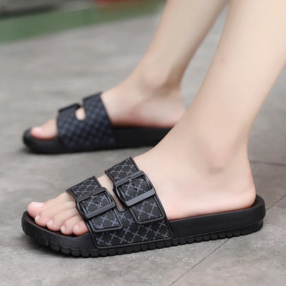 Men's Comfort Slippers & Non-Slip Slide Sandals – Casual Indoor & Outdoor Footwear