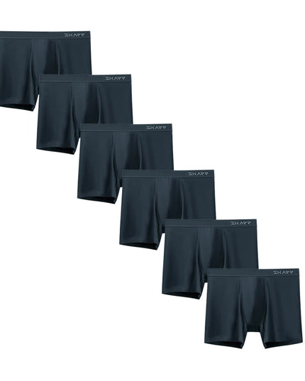 6-Pack Men's Boxer Briefs - Comfortable Trunks Shorts Underwear for Men