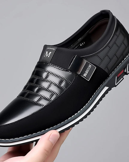Men's Comfortable Faux Leather Slip-On Shoes