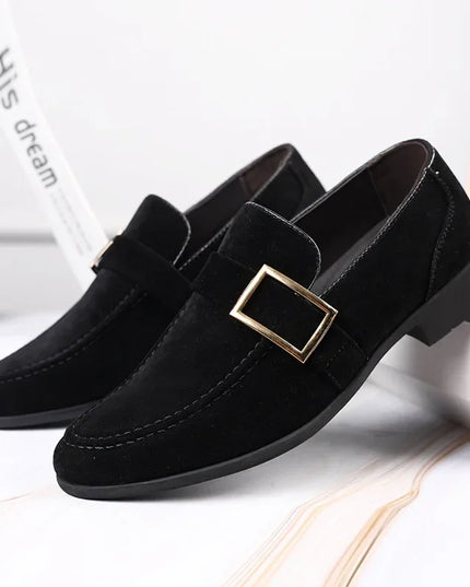 Men's Casual Faux Suede Slip On Shoes
