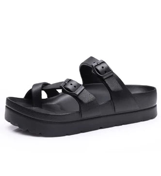 Men's Comfortable Soft Thick Slippers - Various Colors