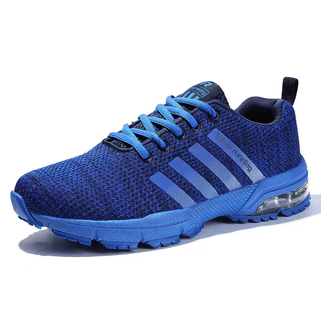 Men's Breathable Shock Absorbing Running Sneakers - Lightweight Athletic Shoes