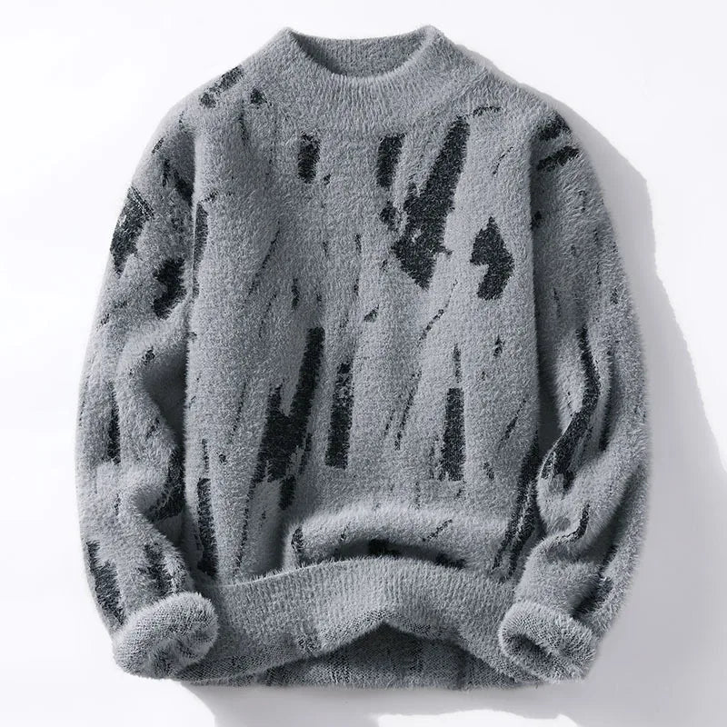 Men's Knitted Sweater - Warm, Stylish Knit Sweater for Men