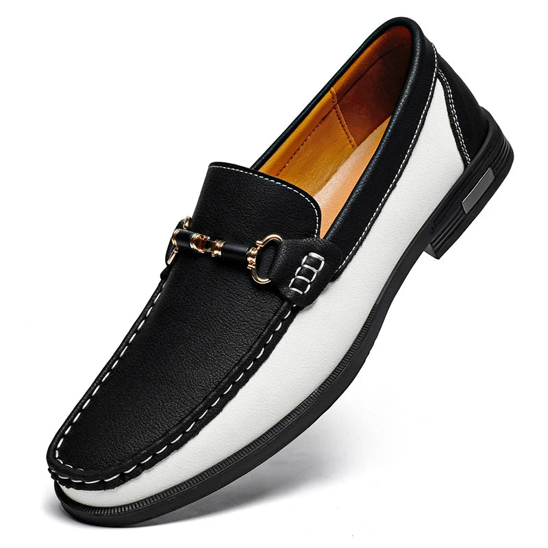 Men's   Breathable Soft Soled Casual Leather Shoes