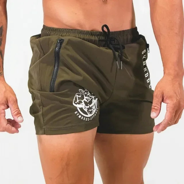 Men's Sports Shorts with Drawstring Elastic Waist