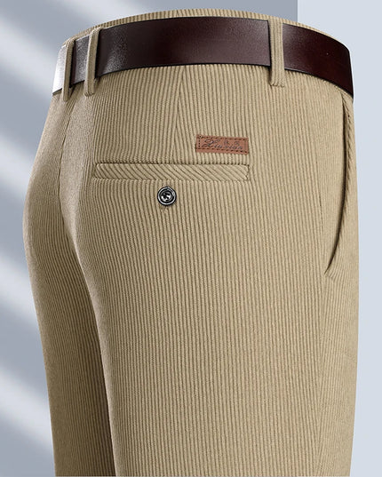 Men’s Classic Straight-Leg Corduroy Pants