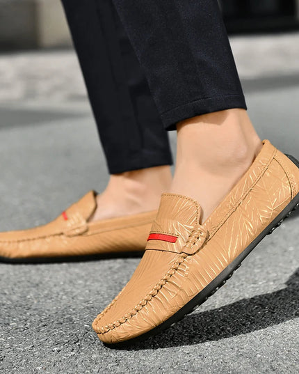 Men's PU Leather Casual Slip-On Loafers