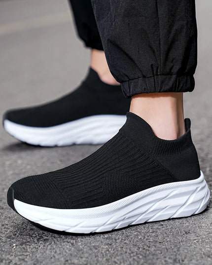 Unisex Breathable Lightweight Non-Slip Sneakers with Thick Sole