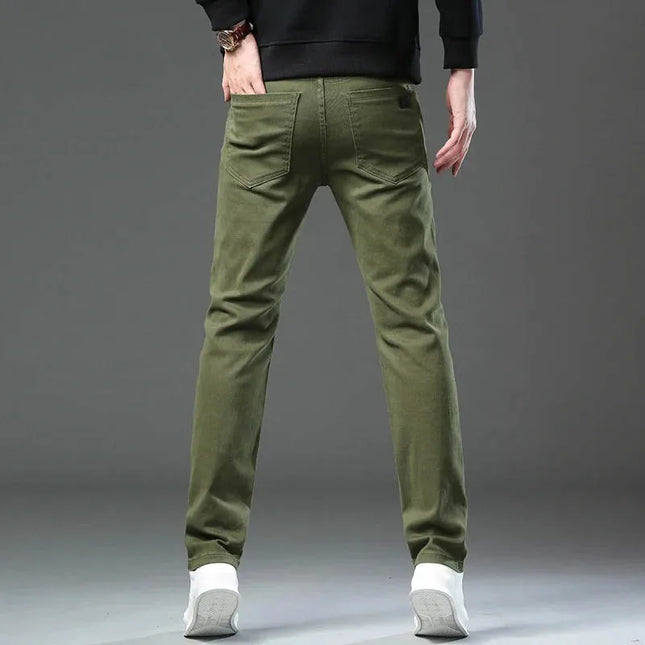 Men's Casual Stretch Straight-Leg Denim Jeans