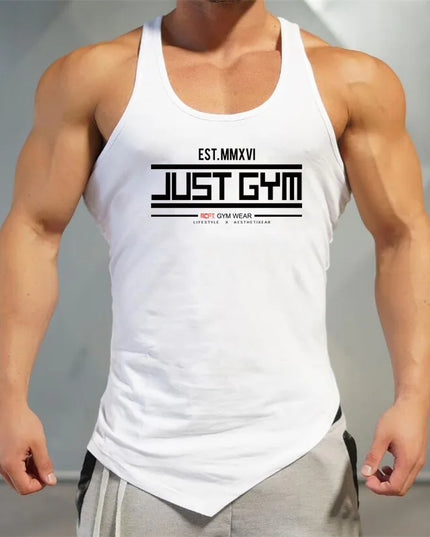 Men's Breathable Cotton Fitness Vests - Lightweight Tank Top