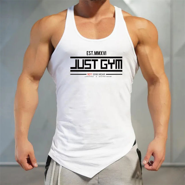 Men's Breathable Cotton Fitness Vests - Lightweight Tank Top