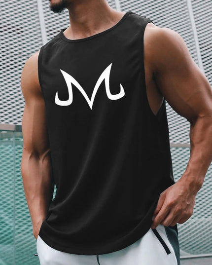 Men's Quick-Dry Sleeveless Stringer Tank Top - Various Colors