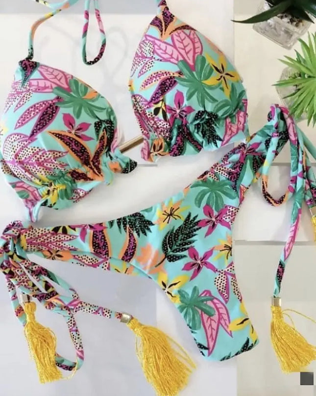Women's Two-Piece Bikini Set - Various Colors And Designs