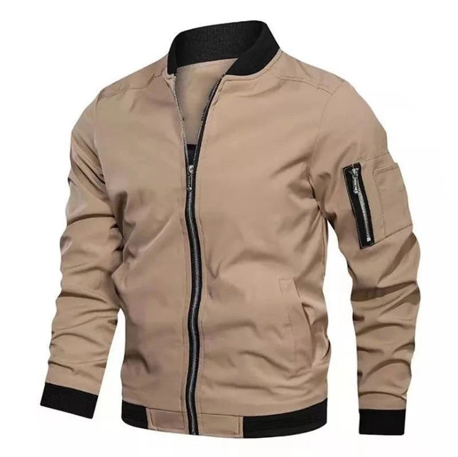 Men's Casual Slim Fit Bomber Jacket