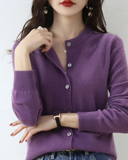 Women's Long Sleeve Cardigan Sweater