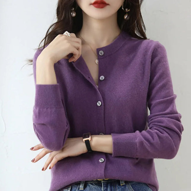 Women's Long Sleeve Cardigan Sweater