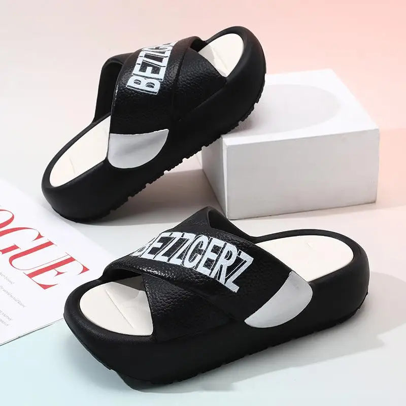 Women's High Heel EVA Slippers with Super Thick Sole