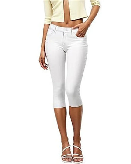 Women's Calf-Length Slim Fit Pants – Elegant & Comfortable Women's Trousers