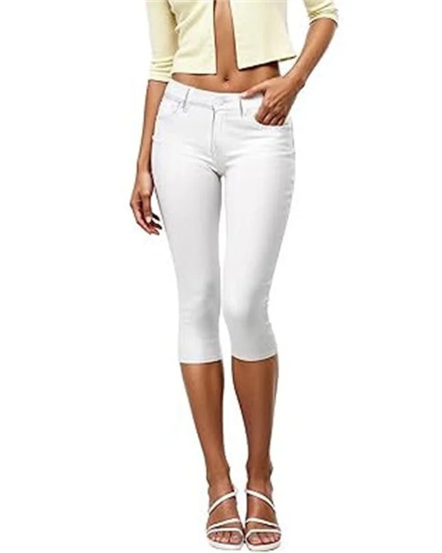 Women's Calf-Length Slim Fit Pants – Elegant & Comfortable Women's Trousers