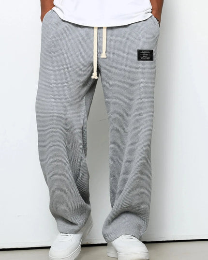 Men's Loose-Fit Wide-Leg Casual Sweatpants