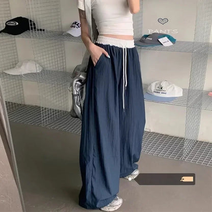 Women's Wide Leg Elastic Waist Sweatpants