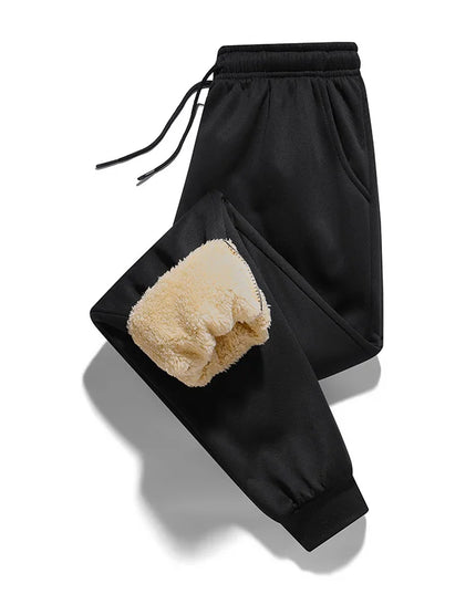 Men's Thick Fleece Drawstring Sweatpants
