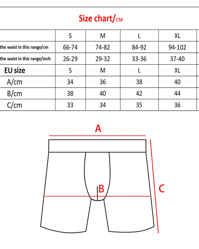 5PCS Men's Mid-Long Camo Cotton Boxer Shorts - Breathable & Comfortable Men's Briefs Se