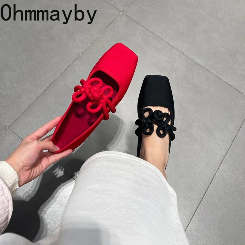 Elegant Women’s Satin Mary Jane Shoes