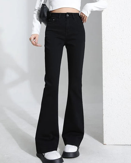 Women's Slim Fit High Waist Flared Jeans